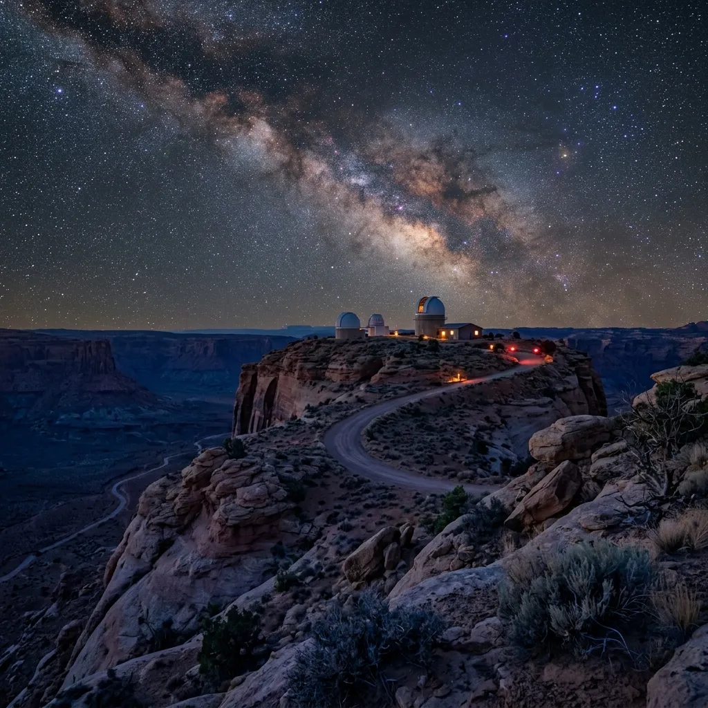 An observatory in the desert